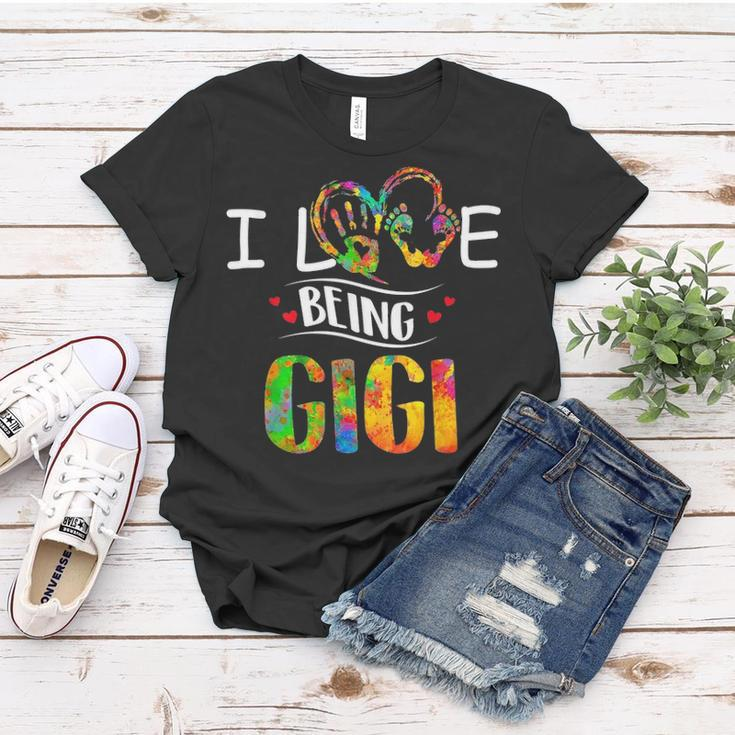 I Love Being A Gigi Art Matching Family Mother Day Women T-shirt Funny Gifts