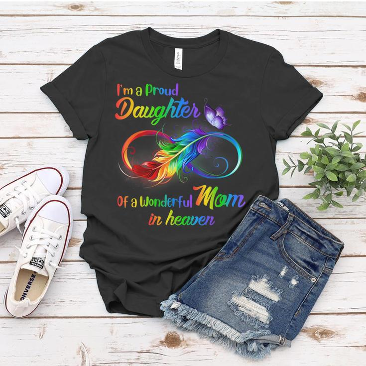 Im A Proud Daughter Of A Wonderful Mom In Heaven Gift For Women Women T-shirt Unique Gifts