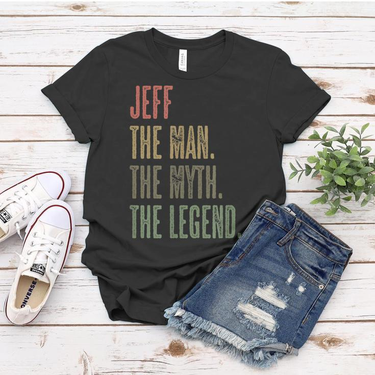 Jeff The Man The Myth The Legend | Funny Mens Boys Name Women T-shirt Funny Gifts