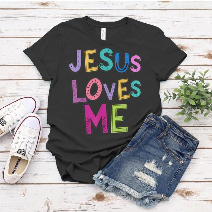 Jesus Loves Me Religious Christian Catholic Church Prayer Women T-shirt Unique Gifts