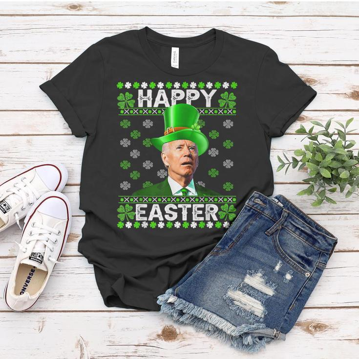 Joe Biden Easter Confused St Patricks Day Men Women Funny Women T-shirt Funny Gifts
