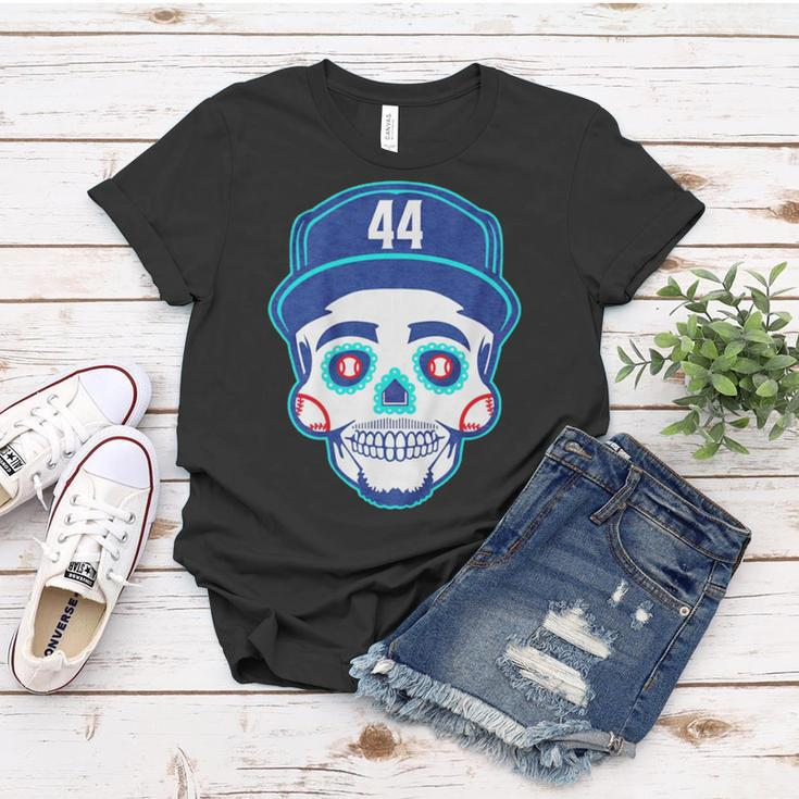 Julio Rodríguez Sugar Skull Women T-shirt Unique Gifts