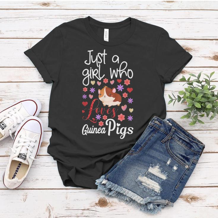 Just A Girl Who Loves Guinea Pigs Gift Mom Daughter Girls Women T-shirt Funny Gifts