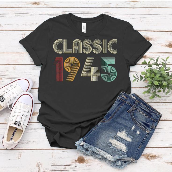 Klassisch 1945 Vintage 78 Geburtstag Geschenk Classic Frauen Tshirt Lustige Geschenke