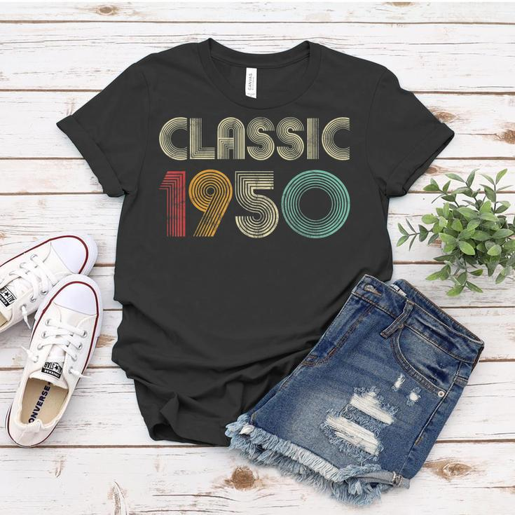 Klassisch 1950 Vintage 73 Geburtstag Geschenk Classic Frauen Tshirt Lustige Geschenke