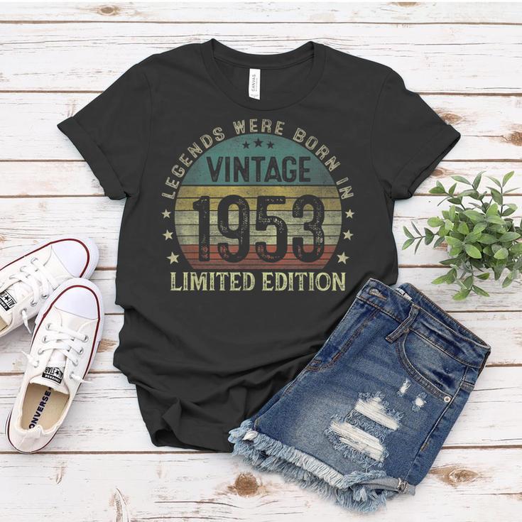 Legenden 1953 Geburtstag Frauen Tshirt, 70 Jahre Retro Geschenk Lustige Geschenke