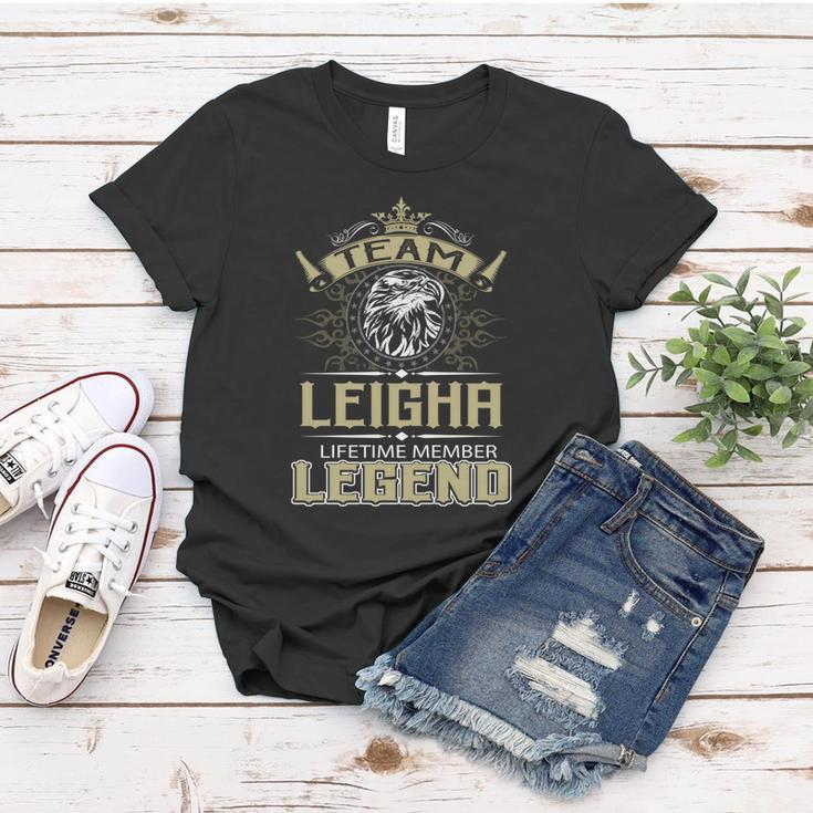 Leigha Name - Leigha Eagle Lifetime Member Women T-shirt Funny Gifts