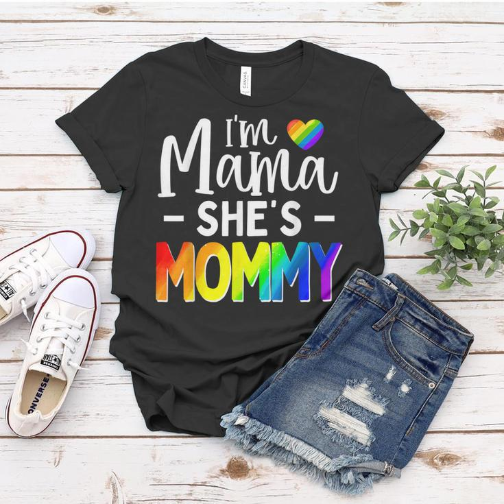 Lesbian Mom Gift Gay Pride Im Mama Shes Mommy Lgbt Women T-shirt Unique Gifts