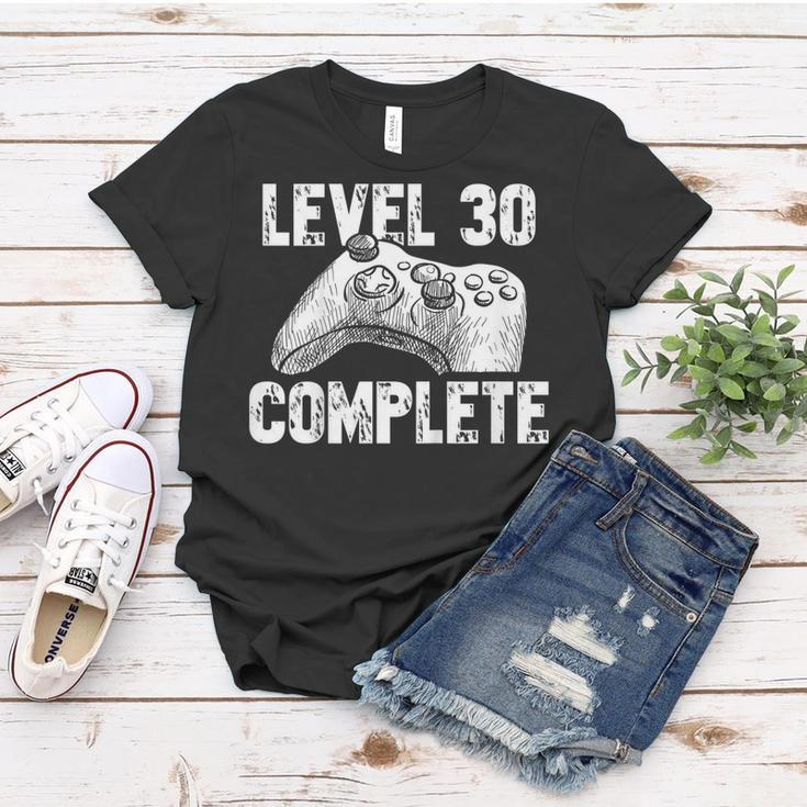 Level 30 Complete Funny Gift 30Th Birthday Shirt Women T-shirt Unique Gifts