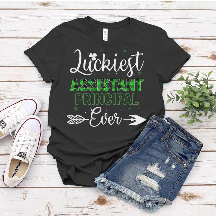 Luckiest Assistant Principal Ever Best St Patricks Day Women T-shirt Funny Gifts