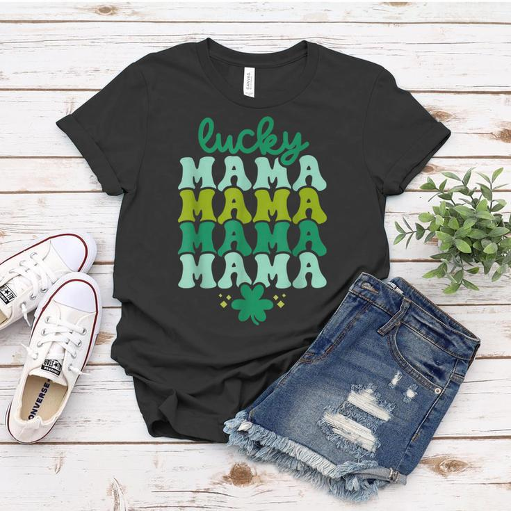 Lucky Mama Leaf Clover St Patricks Day Women Women T-shirt Unique Gifts