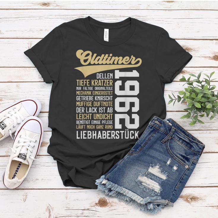 Lustig 60 Jahre Oldtimer 1962 Vintage 60 Geburtstag Frauen Tshirt Lustige Geschenke