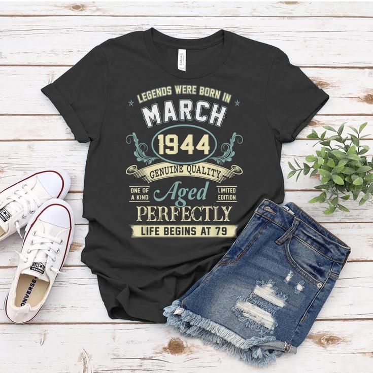 March 1944 79Th Birthday Gift 79 Year Old Men Women Women T-shirt Unique Gifts