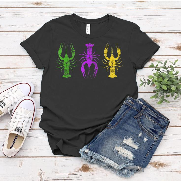 Mardi Gras Crawfish Jester Hat Bead New Orleans Gifts  Women T-shirt Personalized Gifts