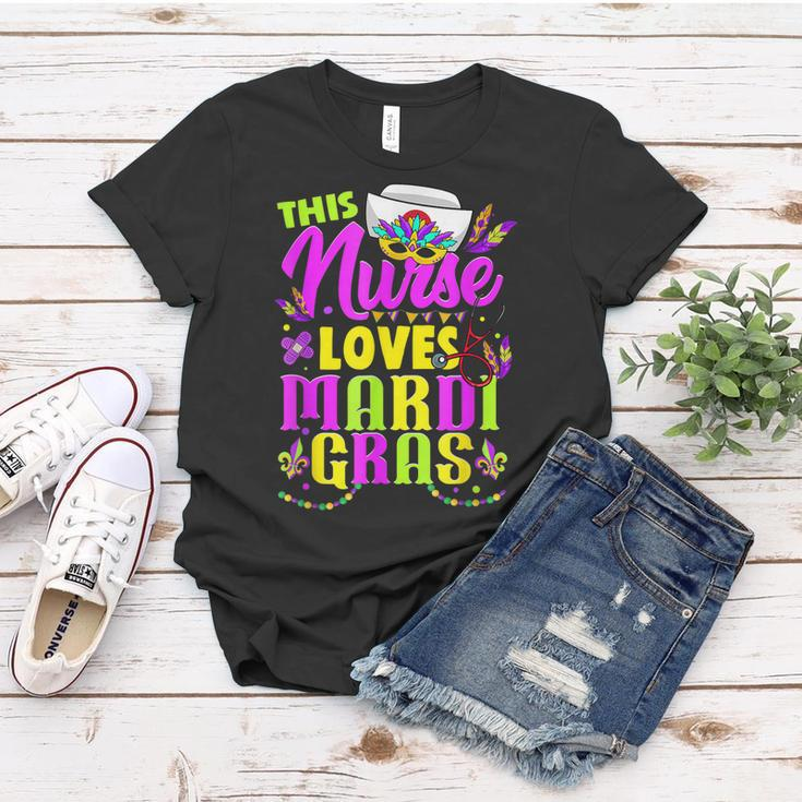 Mardi Gras Nurse This Nurse Loves Mardi Gras Women T-shirt Funny Gifts