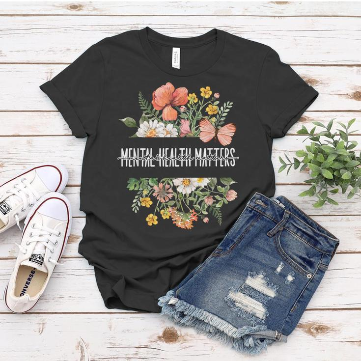 Mental Health Matters Be Kind Mental Awareness Kindness Gift Women T-shirt Unique Gifts