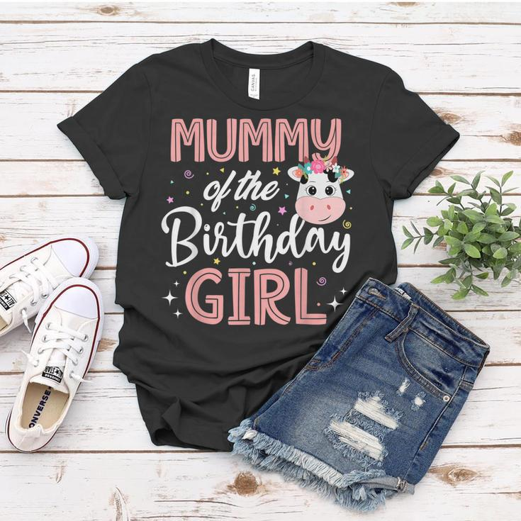 Mommy Of The Birthday Girl Cow Farm Birthday Party Mom Mama Women T-shirt Unique Gifts