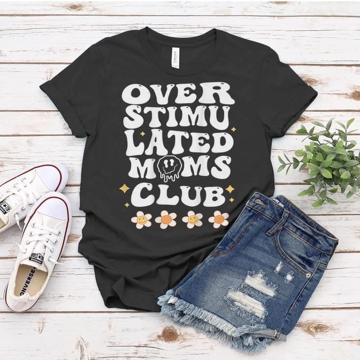 Overstimulated Moms Club Gifts For Mom Mother Day On Back Women T-shirt Unique Gifts