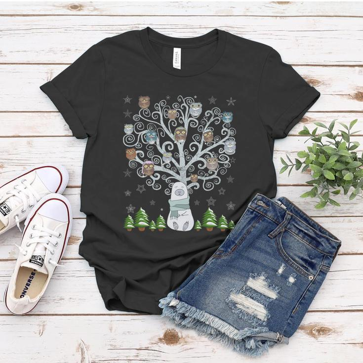 Owl And Bear Lovers Winter Tee Great Gift Funny Vintage Ugly Christmas Meaning Women T-shirt Unique Gifts