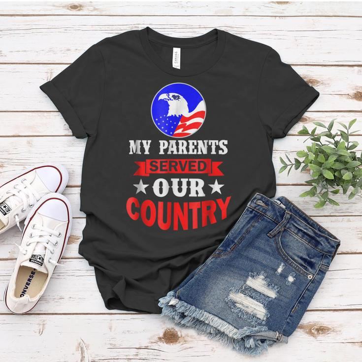 Patriotic For Military Families For Serving Parents Women T-shirt Unique Gifts