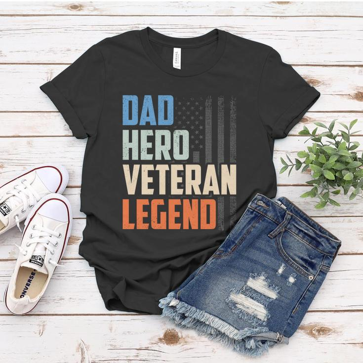 Patriotic Veterans Veteran Husbands Dad Hero Veteran Legend Gift Women T-shirt Unique Gifts