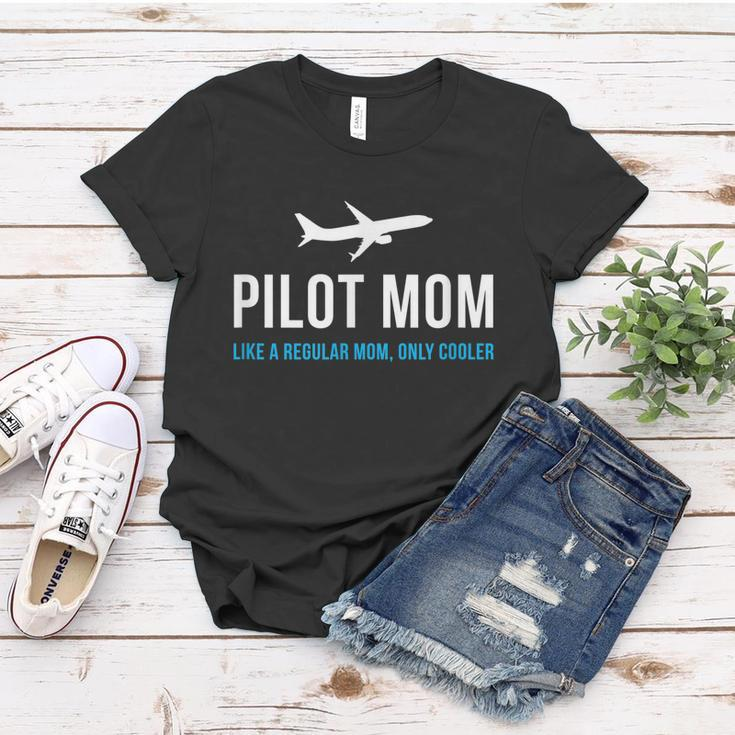 Pilot Mom Funny Cute Airplane Aviation Gift V2 Women T-shirt Unique Gifts