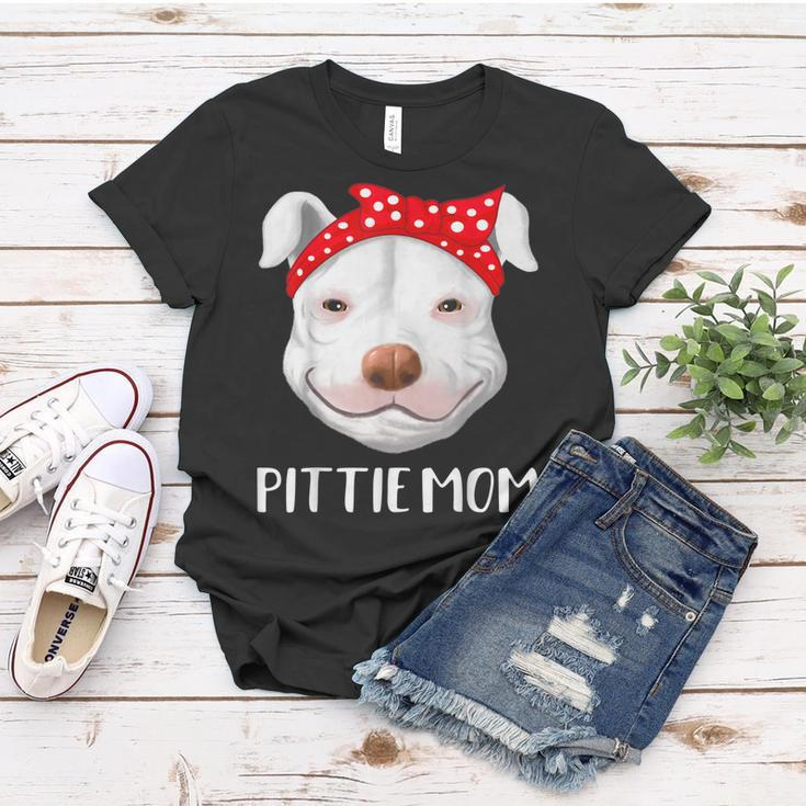 Pitbull Dog Lovers Pittie Mom Mothers Day Pit Bull Women T-shirt Personalized Gifts