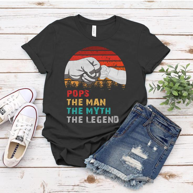 Pops The Man The Myth The Legend Women T-shirt Unique Gifts