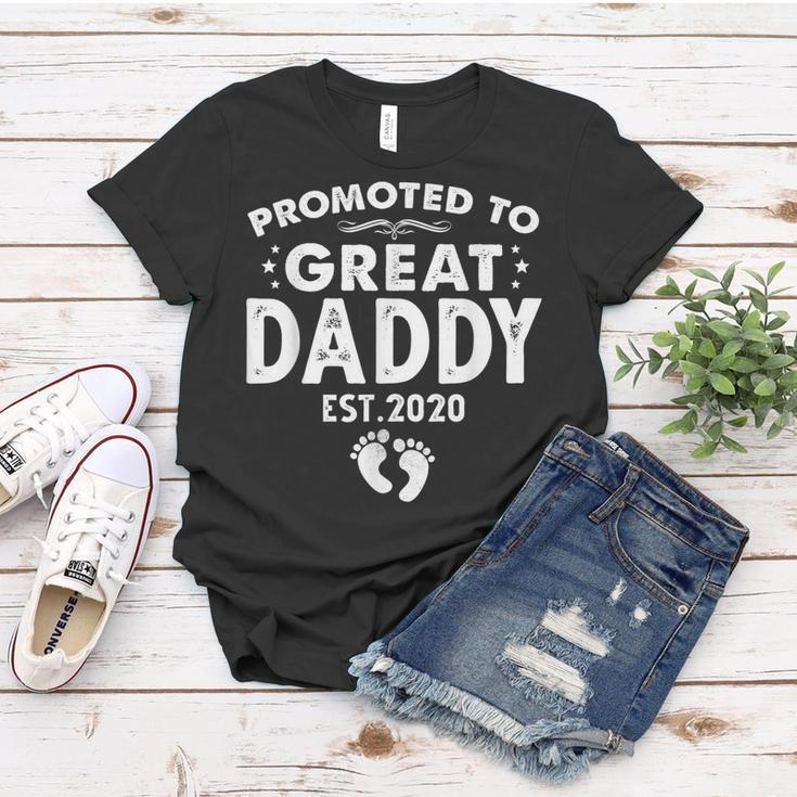 Promoted to Great Daddy 2020 Frauen Tshirt, Perfektes Geschenk zum Vatertag Lustige Geschenke