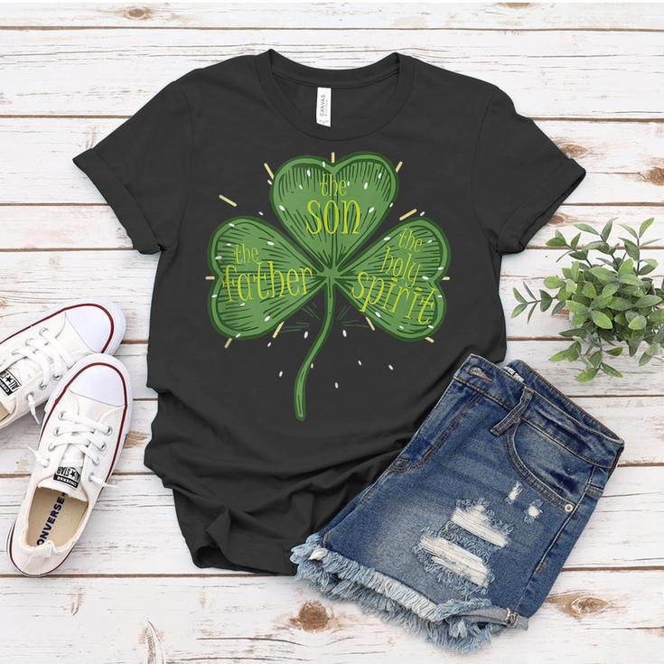 Religious Christian Catholic St Patricks Day Irish Shamrock V3 Women T-shirt Funny Gifts
