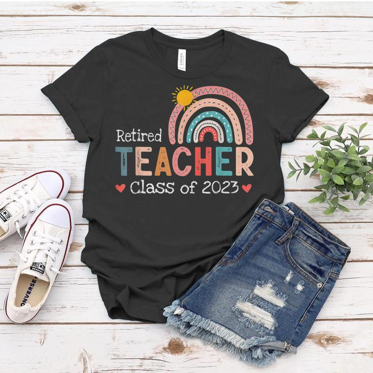 Retired Teacher Class Of 2023 Teachers Retirement Women T-shirt Funny Gifts