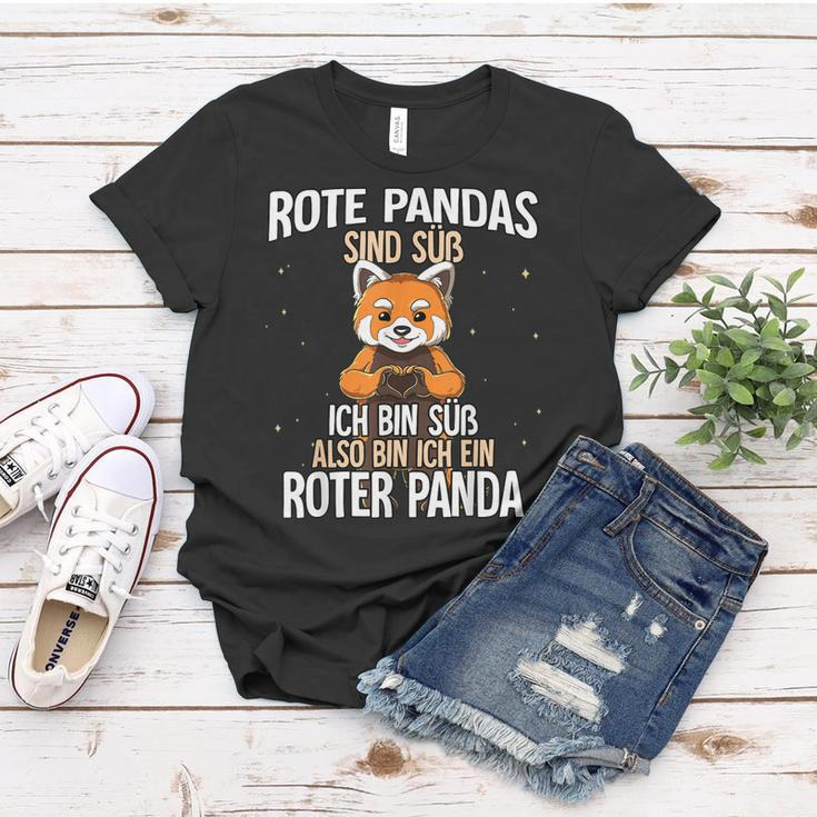 Rote Pandas Sind Süß Roter Panda Frauen Tshirt Lustige Geschenke