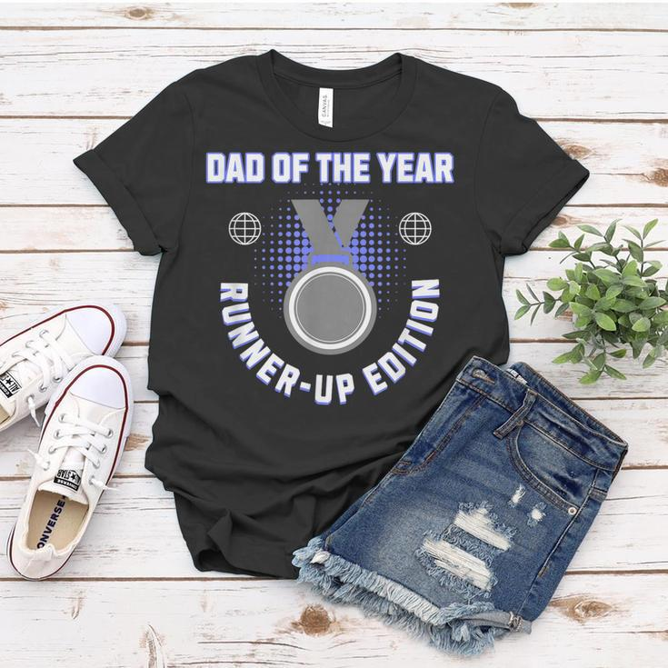Sarcastic Fathers Day Dad Of The Year Okayest Daddy Dada Women T-shirt Unique Gifts