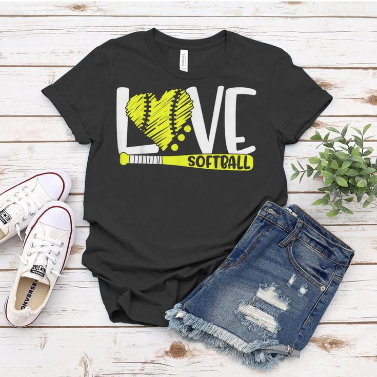 Softball Graphic Saying For N Girls And Women Women T-shirt Unique Gifts