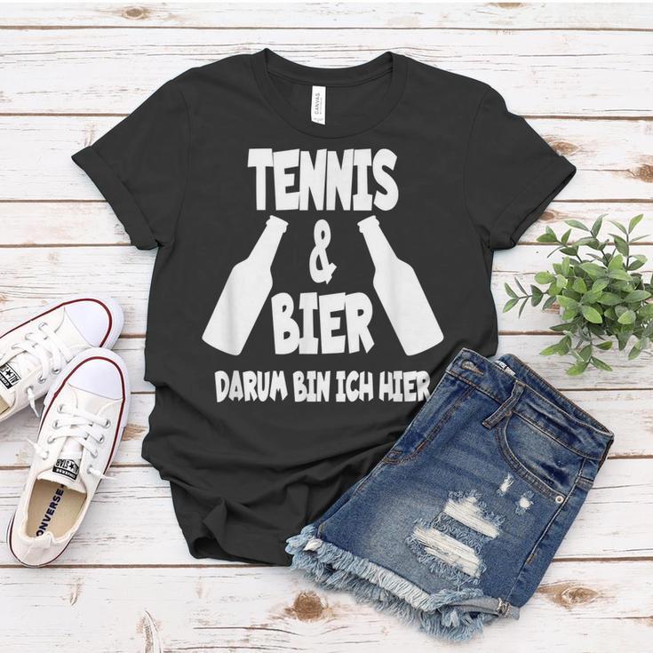 Tennis Und Bier Tenniscamp Tennistrainer Tenniscamp Frauen Tshirt Lustige Geschenke