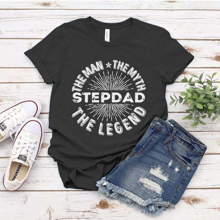 The Man The Myth The Legend For Stepdad Women T-shirt Unique Gifts