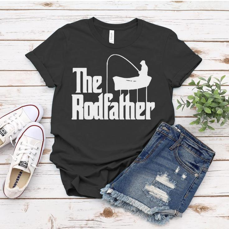 The Rod Father Funny Fishing Dad Women T-shirt Unique Gifts