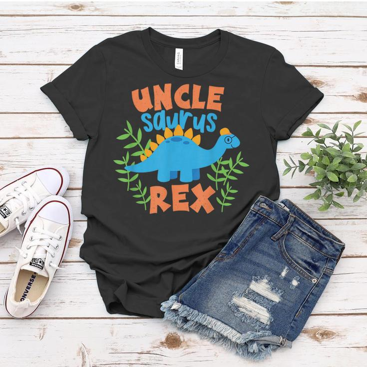 Uncle Saurus Rex Dinosaur Family Reunion Women T-shirt Unique Gifts