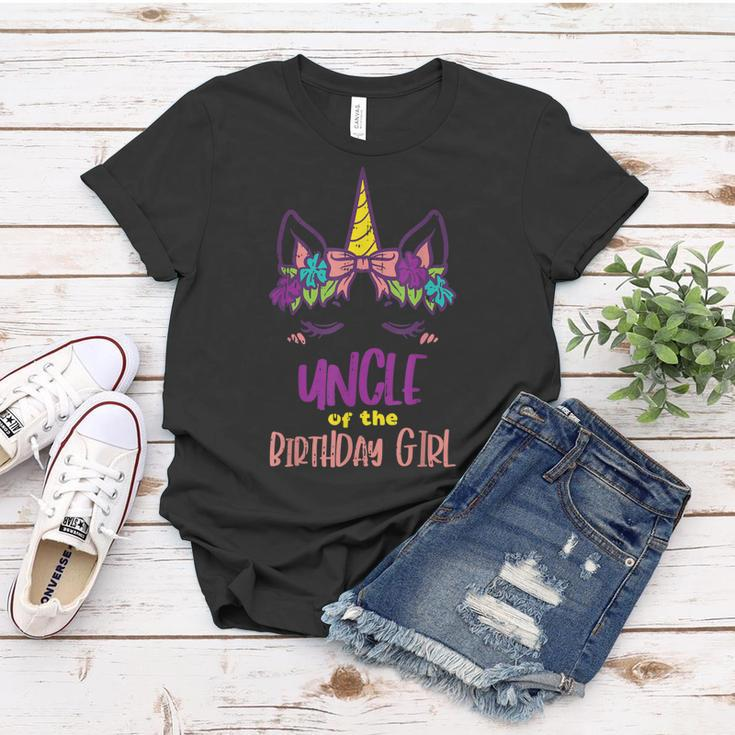 Unicorn Uncle Birthday Girl Party Family Matching Gift Men Gift For Mens Women T-shirt Unique Gifts