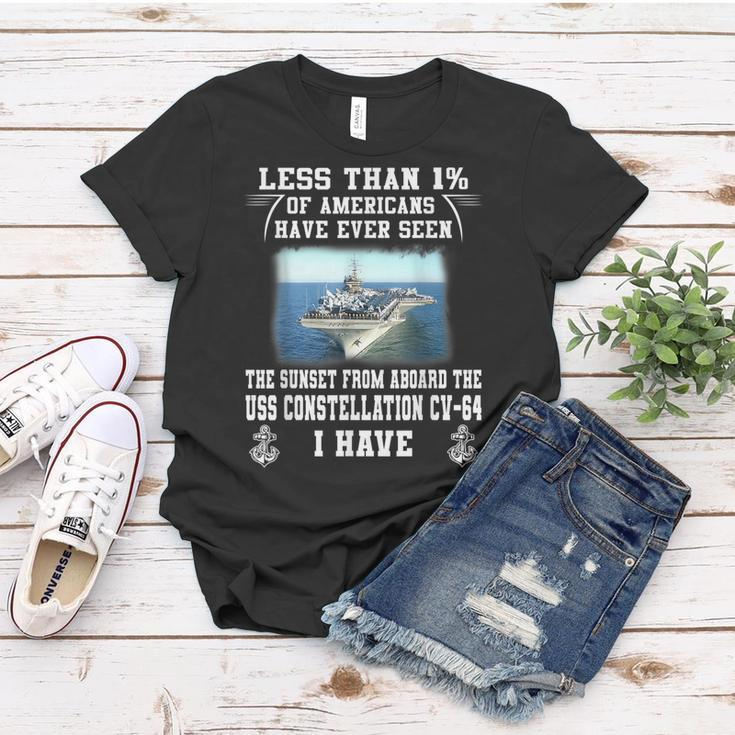 Uss Constellation Cv-64 Aircraft Carrier Women T-shirt Funny Gifts