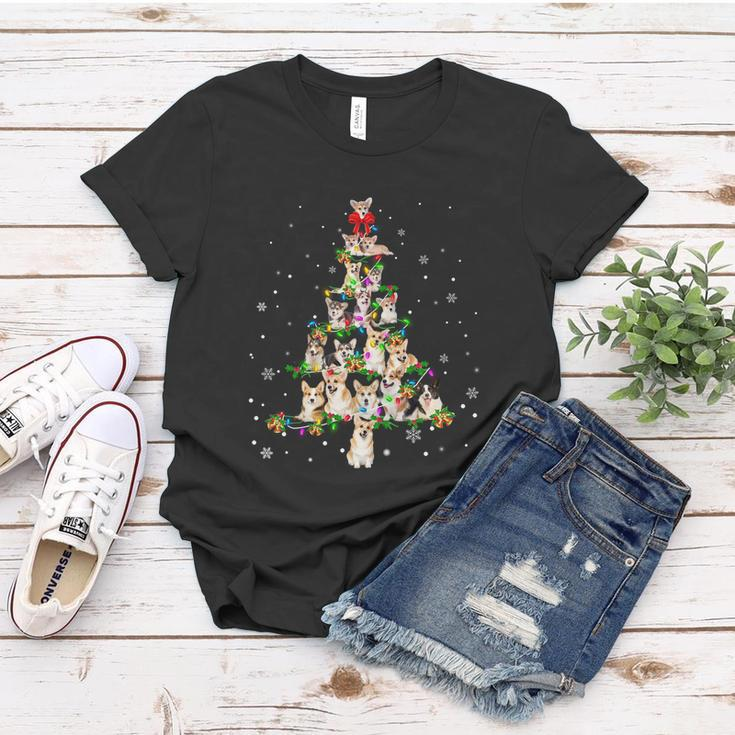 Welsh Corgi Christmas Tree Xgiftmas Gift Cool Gift Women T-shirt Unique Gifts