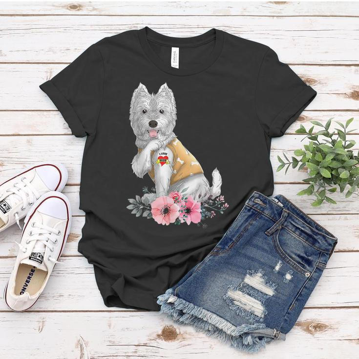 Westie I Love Mom Tattoo Dog Funny Mothers Day Gifts Women T-shirt Unique Gifts