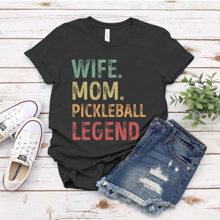 Wife Mom Pickleball Legend Cute Gift Women T-shirt Unique Gifts