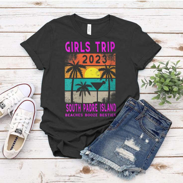 Womens South Padre Island Girls Trip 2023 Students Vacation Party Women T-shirt Unique Gifts