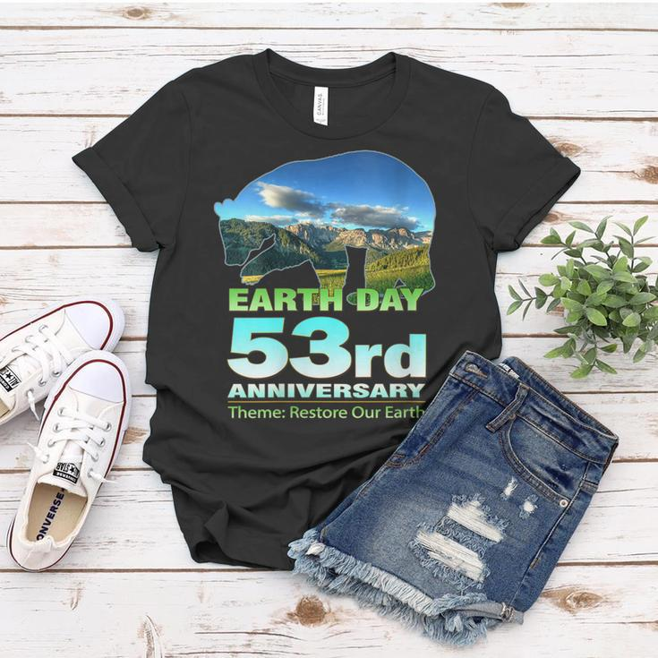 Womens Support The Environment On Earth Day 2023 Women T-shirt Unique Gifts