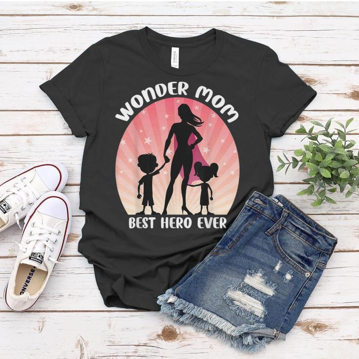 Wonder Mom Best Hero Ever Funny Mothers Day Women T-shirt Unique Gifts
