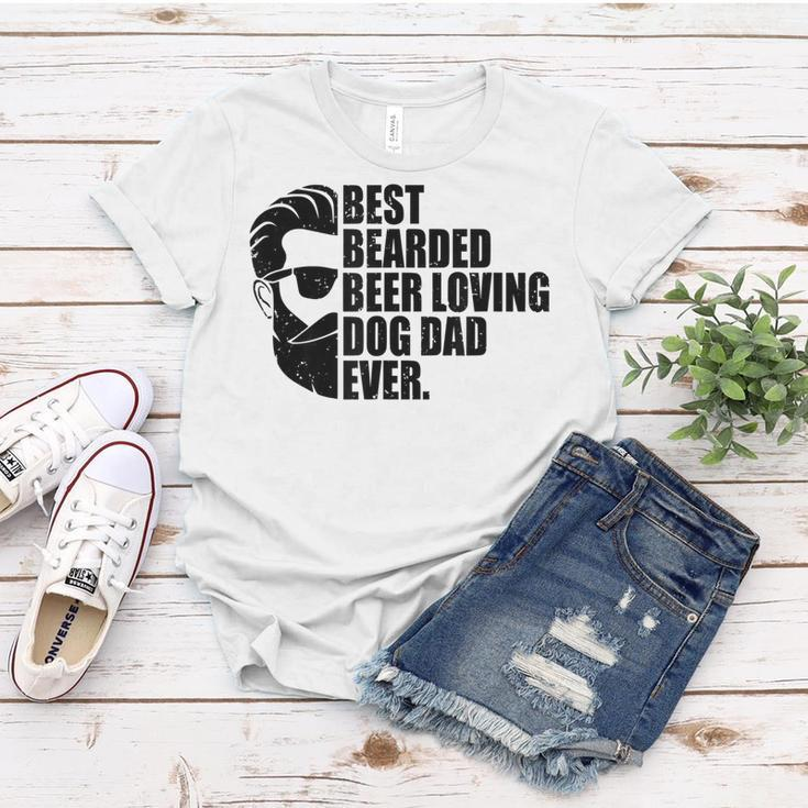 Best Bearded Beer Loving Dog Dad Pet Lovin Owner Gifts Gift For Mens Women T-shirt Unique Gifts
