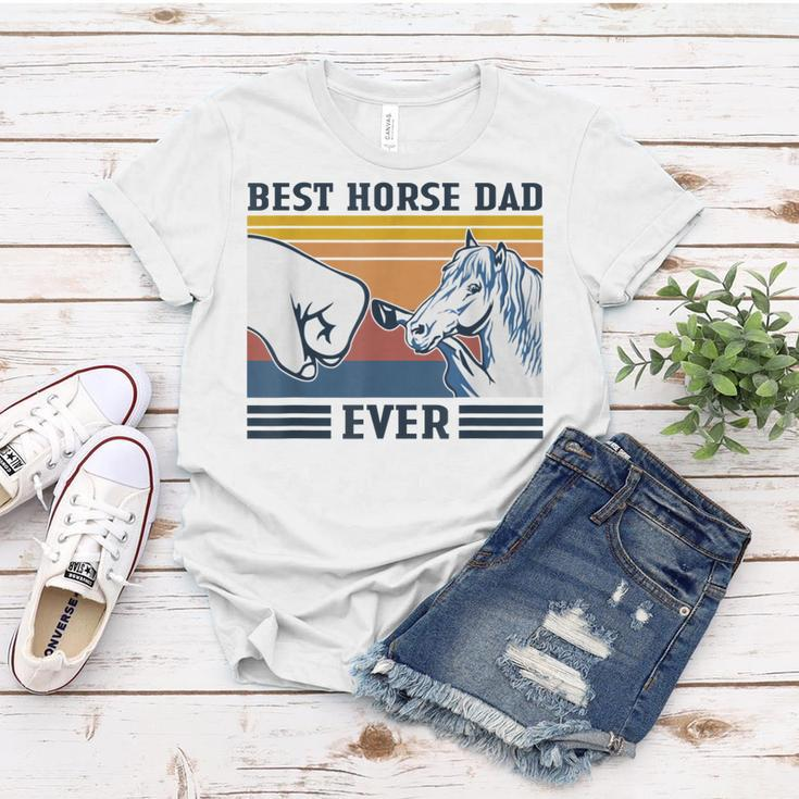 Best Horse Dad Ever Funny Horse Lover Vintage Fathers Day Women T-shirt Funny Gifts