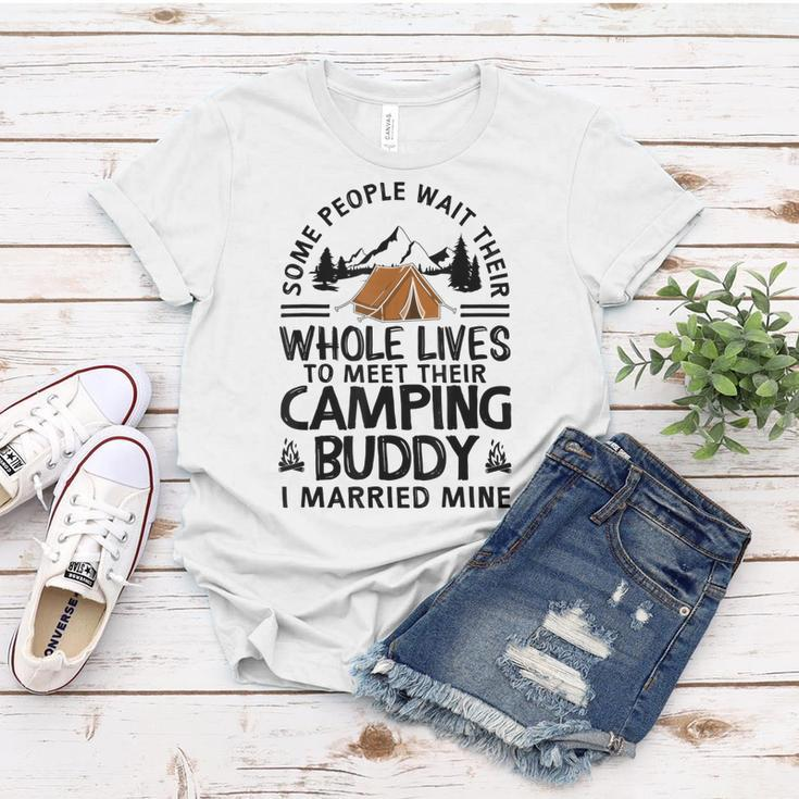 Cool Camping Buddies Gift For Men Women Funny Husband & Wife Women T-shirt Funny Gifts