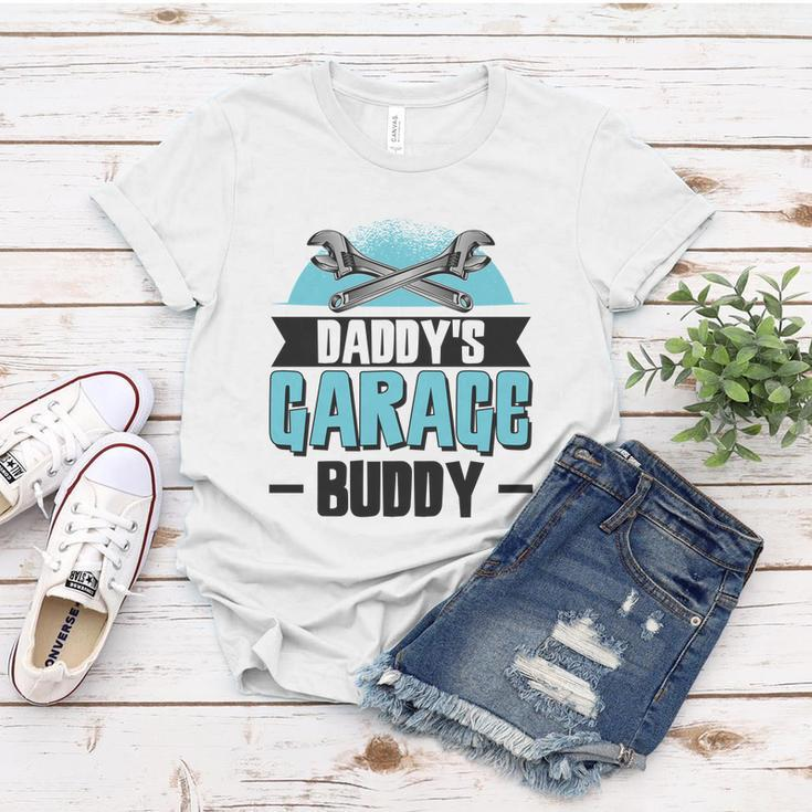 Daddys Garage Buddy Dad Mechanic Car Technician Meaningful Gift Women T-shirt Unique Gifts